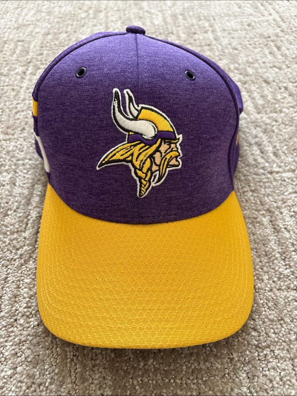 New Era Purple and Gold Minnesota Vikings Logo Cap